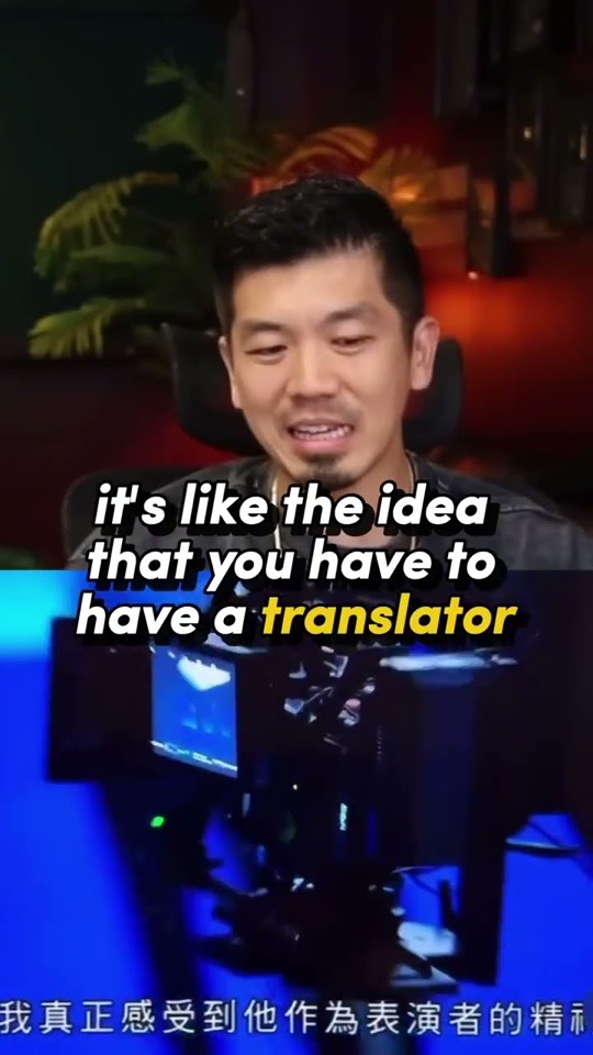 Still from: Anthony Worked with Aaron Kwok!